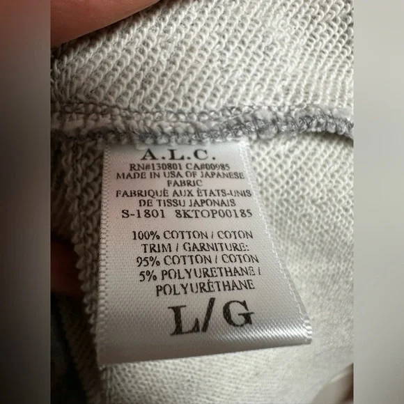 A.L.C. Heather Gray Sweatshirt - Picture 4 of 5